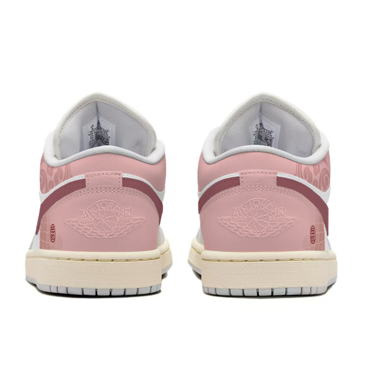 Jordan Air Jordan 1 Low top Vintage Basketball Shoes Women’s Red White