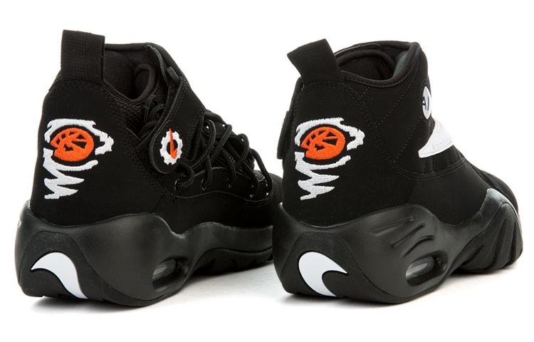 Кроссовки Nike Air Shake Ndestrukt OG (черно-белые) — 黑/白/团队橙/黑 — фото 3
