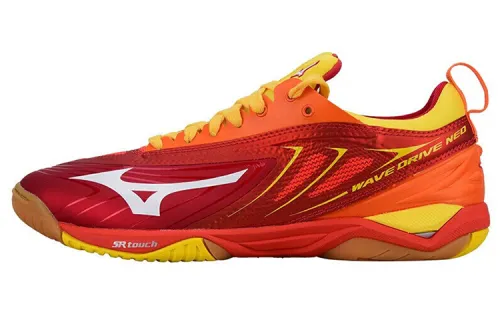 Mizuno Wave Drive Training Shoes Unisex Low Top Red
