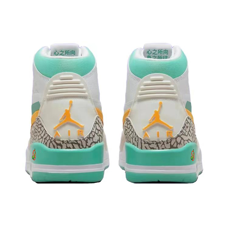 Jordan Legacy 312 Vintage Basketball Shoes Men’s High Top Green/White