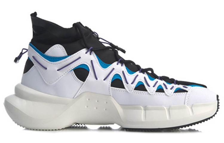 Li Ning Essence 2.3 Discovery Low top Vintage Basketball Shoes Men’s Black White