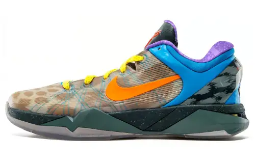 Nike Zoom Kobe 7 round toe lace-up non-slip lightweight low-top basketball shoes men's brown