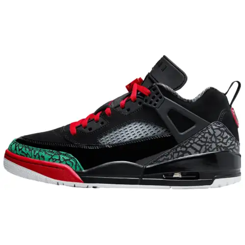 Jordan Spizike Low OG comfortable non-slip wear-resistant low-top retro basketball shoes men's black and red