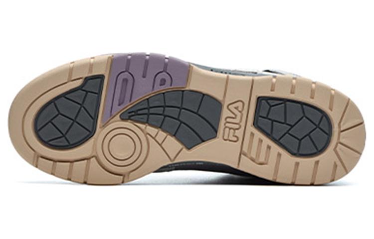 FILA FUSION Teratach Mid top Vintage Basketball Shoes Women's Black Gray