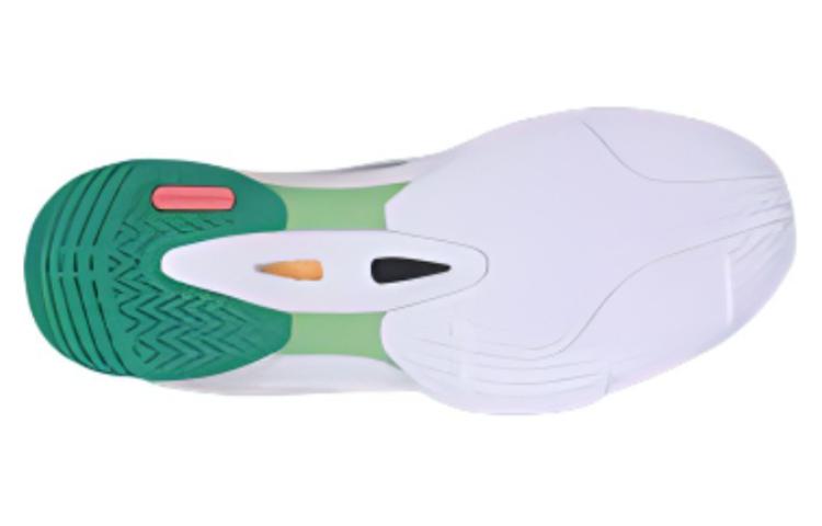 VICTOR Comfortable Slip Resistant Abrasion Resistant Low top Badminton Shoes Unisex White Green