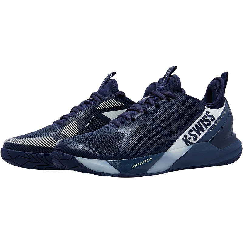 K·SWISS Textile, Synthetic Leather Low top Tennis Shoes Men’s Marine Blue