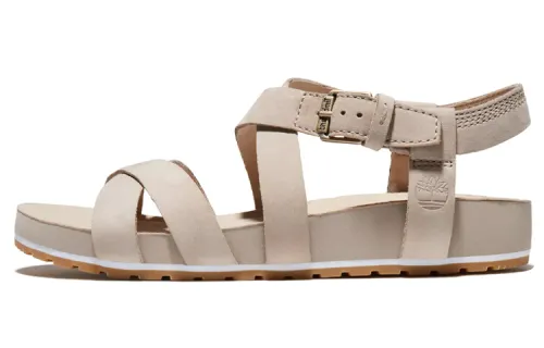 Timberland Malibu Waves Beach Sandals Women's Light Beige