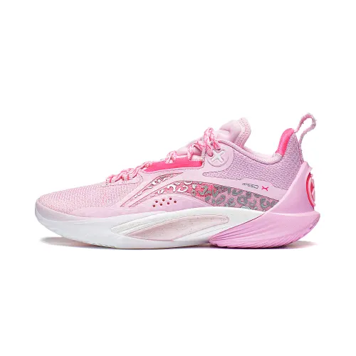 Li Ning Speed 10 Low top Basketball Shoes Men's Pink