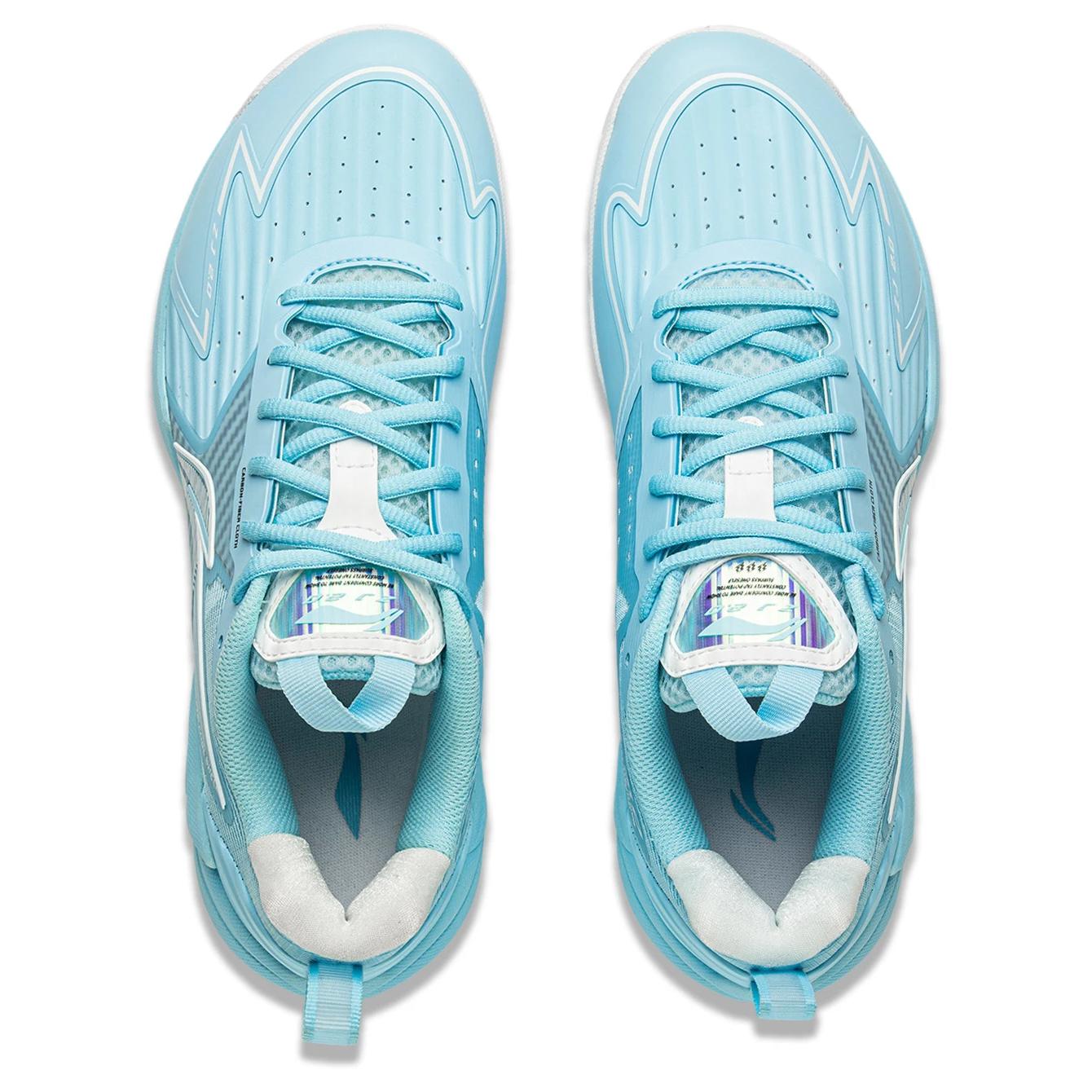 Li Ning Halberd 2 Slip Resistant Abrasion Resistant Low top Badminton Shoes Unisex Blue