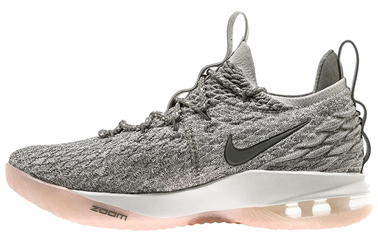 Nike Lebron 15 Low Light Bone James Comfortable Shock Absorbing Wear-Resistant Anti-Slip Low-top Practical Basketball Shoes Men's Light Bone Color