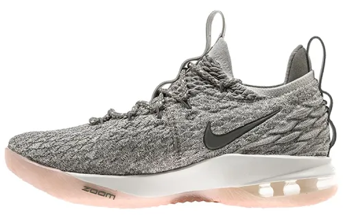 Nike Lebron 15 Low Light Bone James Comfortable Shock Absorbing Wear-Resistant Anti-Slip Low-top Practical Basketball Shoes Men's Light Bone Color