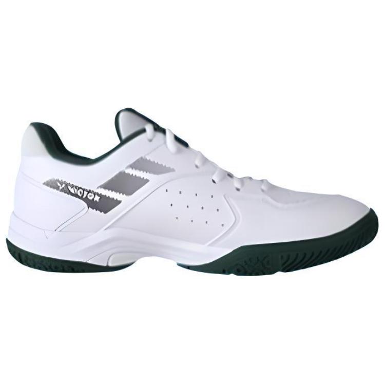 VICTOR 8500CLS Cushioning Slip Resistant Abrasion Resistant Low top Badminton Shoes Unisex White Green