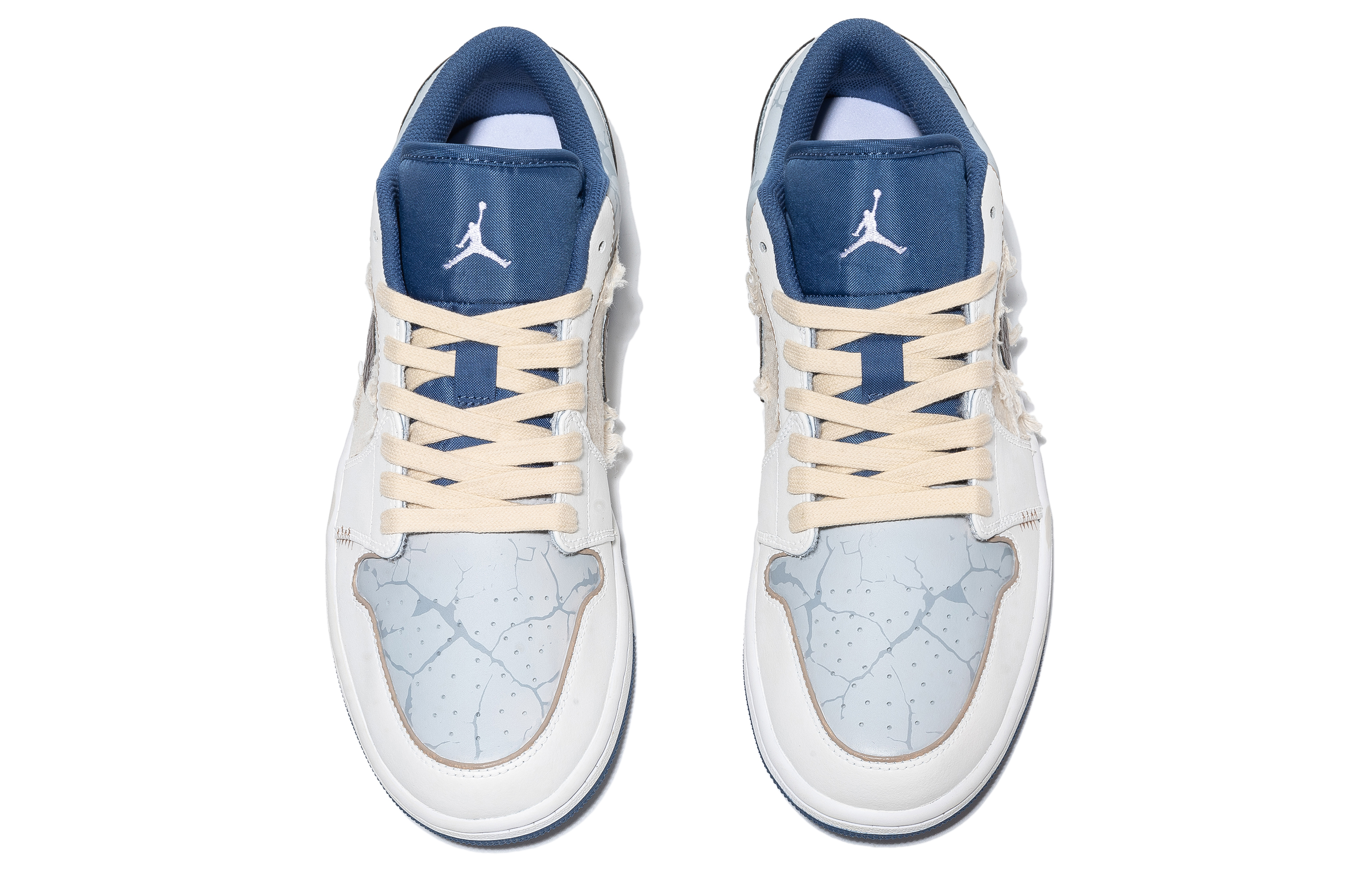 Jordan Air Jordan 1 Wave Blue Navigator Slip Resistant Abrasion Resistant Slip Resistant Abrasion Resistant Low top