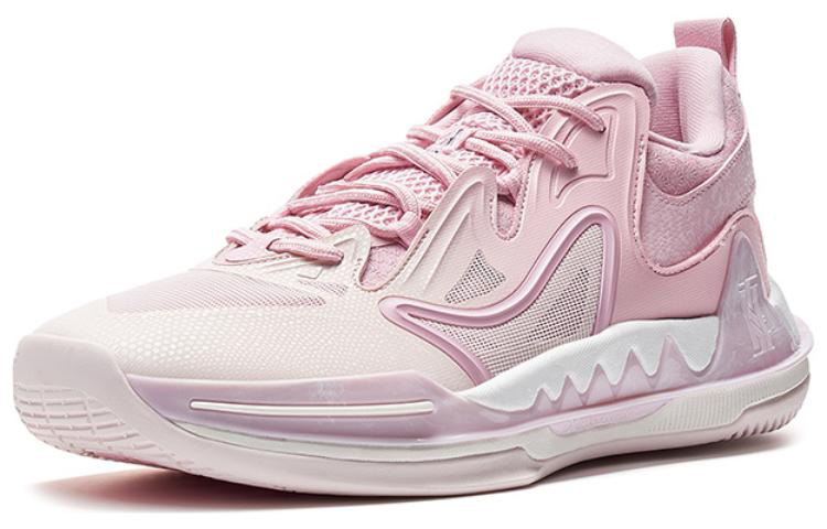XTEP Melee 1 V2 Cushioning Slip Resistant Abrasion Resistant Low top Basketball Shoes Men’s Pink