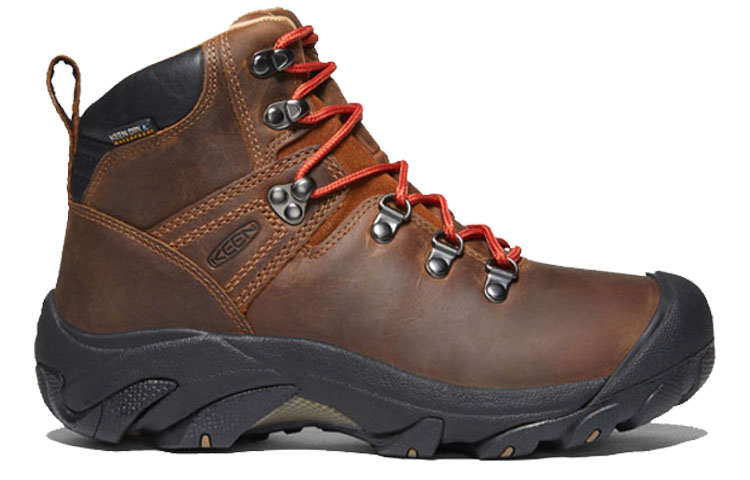 Keen Pyrenees Slip Resistant Abrasion Resistant High top Hiking Shoes Women’s Brown