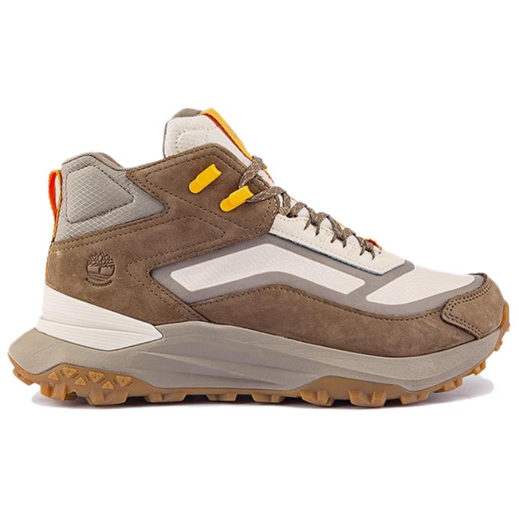 Timberland Motion Access Cushioning Waterproof Support Rebound Grip Mid top Hiking Shoes Men’s Gray Brown