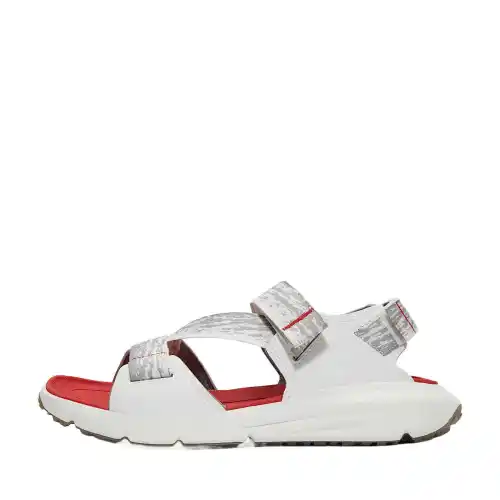 Timberland Motion Dune Textile, Synthetic Leather Beach Sandals Men's White