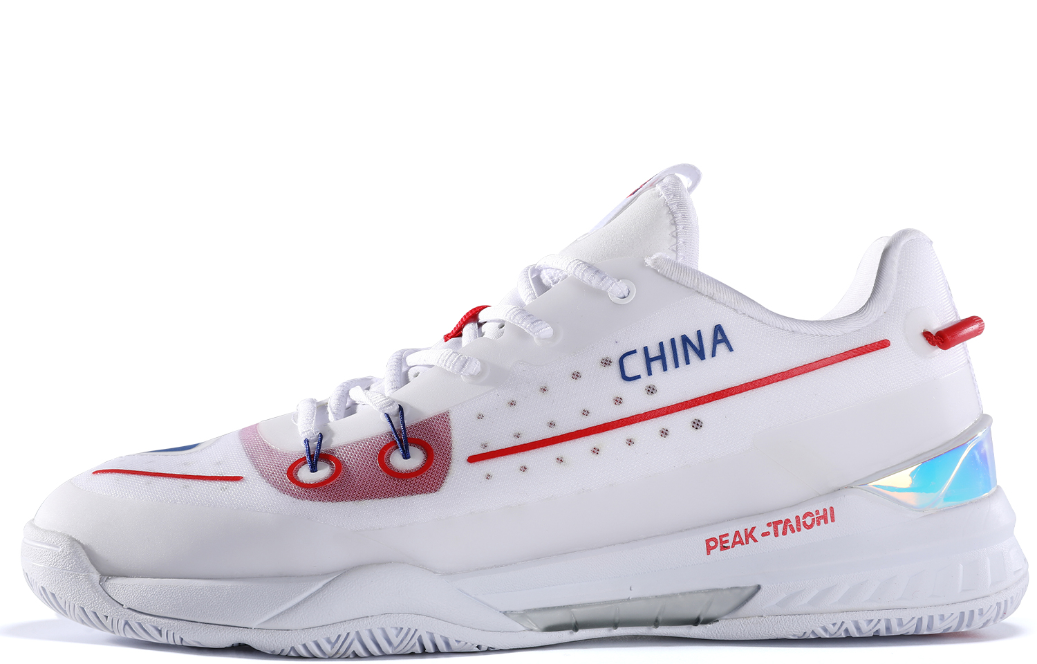 PEAK Taichi 4.0 Pro Cushioning Slip Resistant Abrasion Resistant Low top Training Shoes Men’s White Red