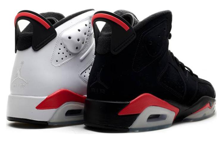 Мужские кроссовки Jordan Air Jordan 6 Infrared Pack (черно-белые) — 多/彩色/多/彩色 — фото 4