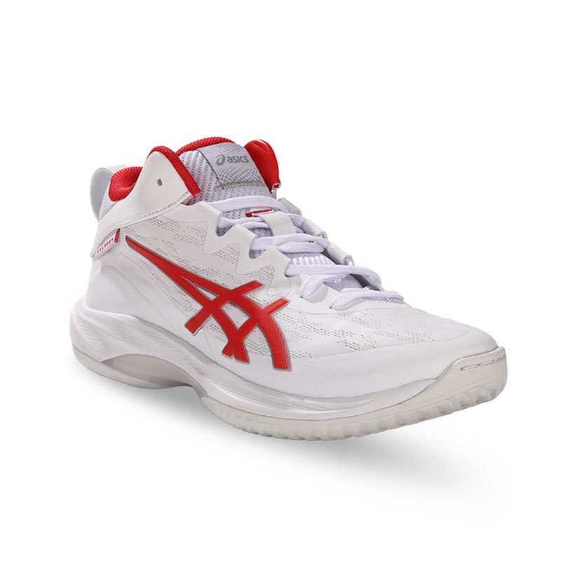 ASICS GELHOOP V17 Abrasion Resistant Low top Basketball Shoes Men’s White Red