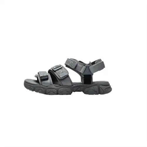 FILA FLUID SANDAL Comfortable One Strap Sandals Men's Gray
