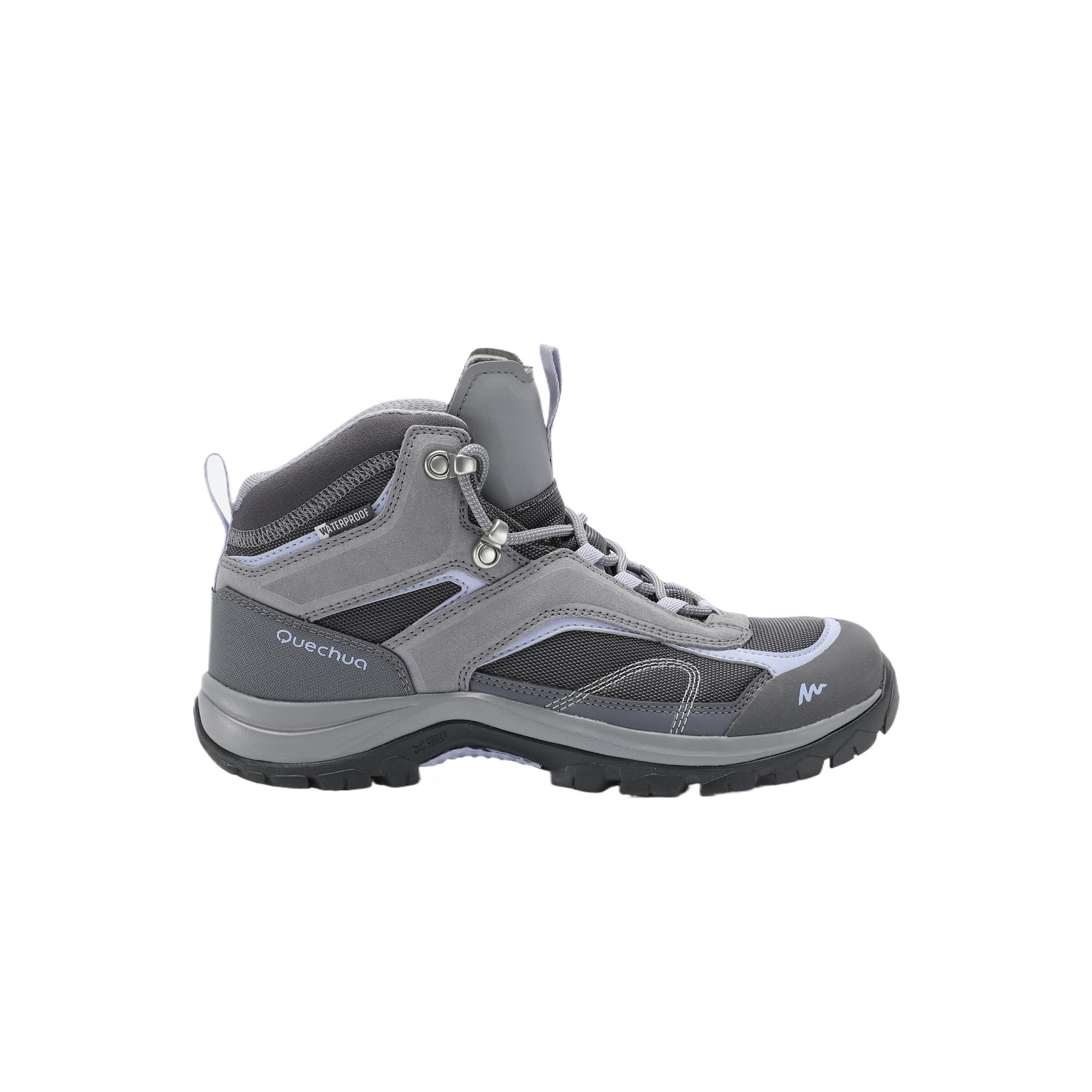DECATHLON MH100 Outdoor Sports Cushioning High top Mountaineering Shoes Women’s Gray