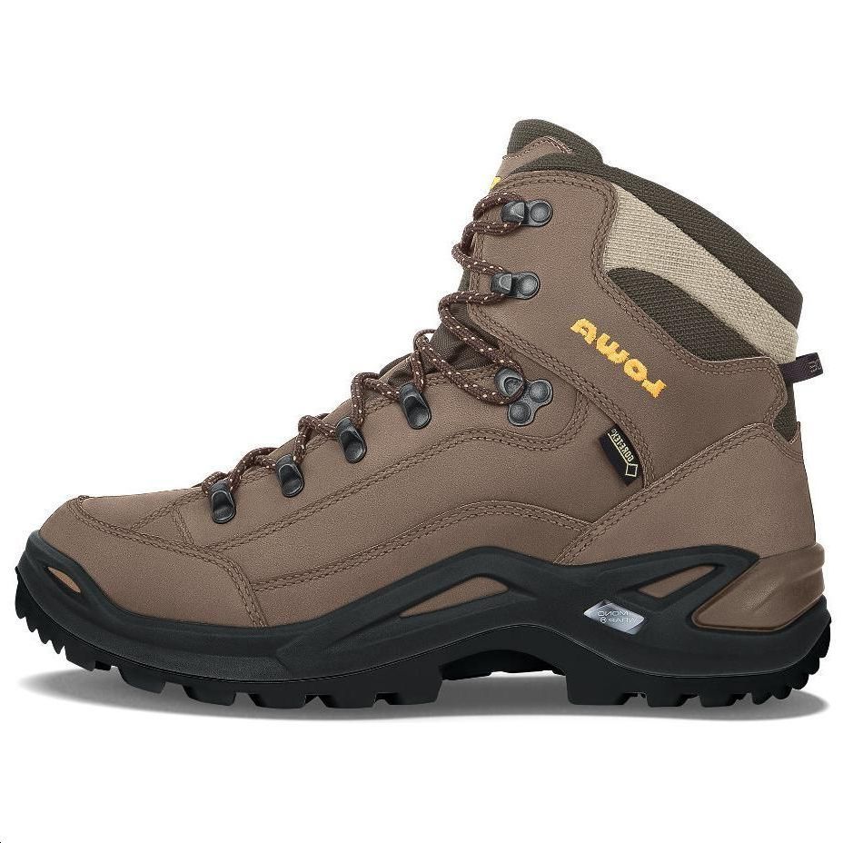 Lowa Renagade GTX Top Grain Cow Leather Mid top Mountaineering Shoes Men’s Tan