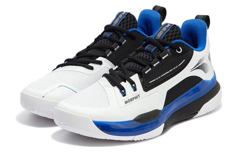 361° Burning Fight 3.0 M2 Cushioning Slip Resistant Low top Basketball Shoes Men’s White Black