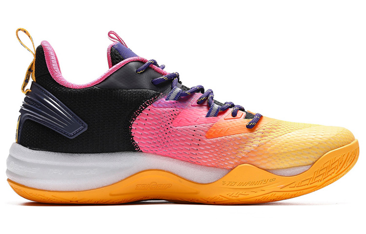 361° Q Rebound Fabric Slip Resistant, Abrasion Resistant, Coverage, Support, Balance Mid top Basketball Shoes Men’s