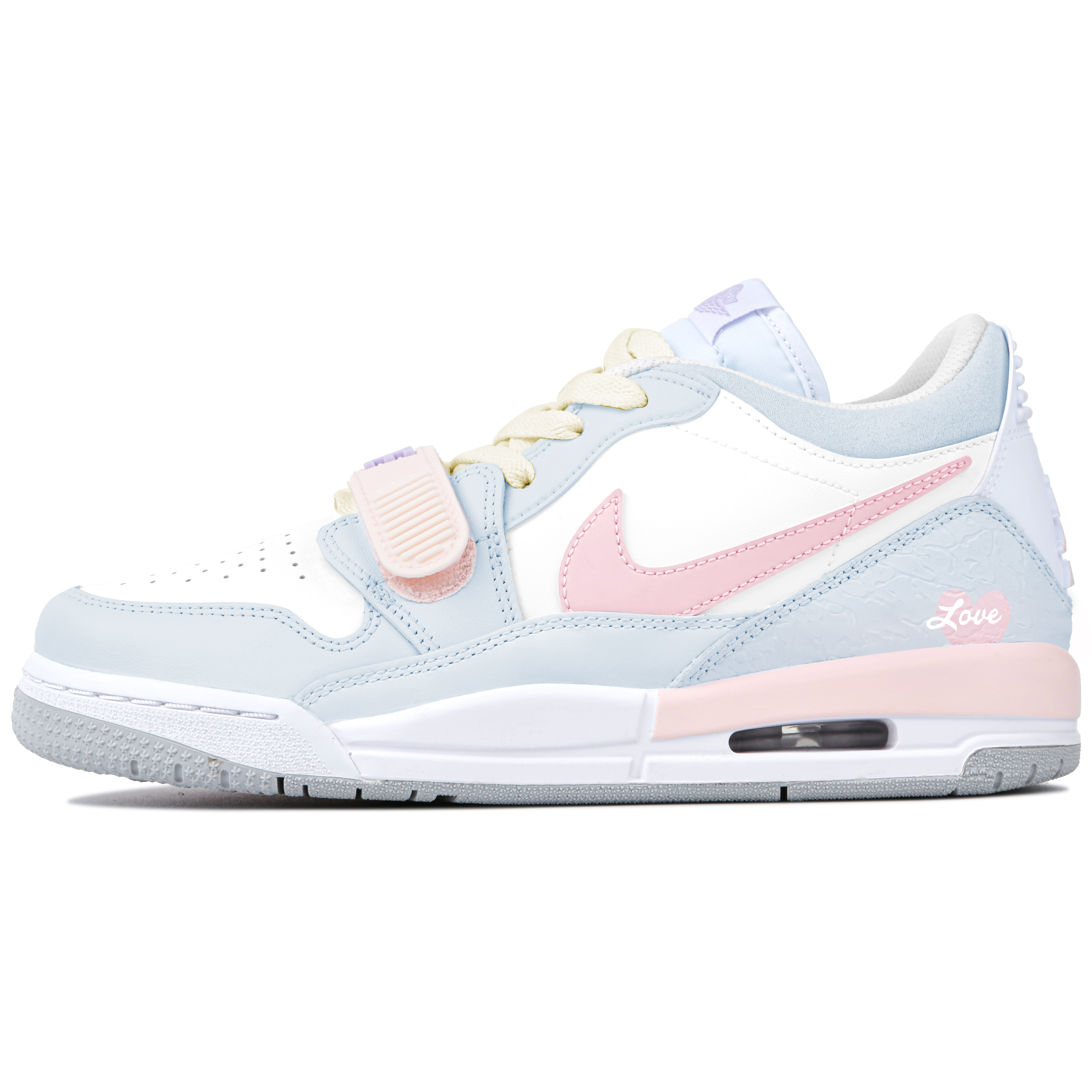 Jordan Legacy 312 Abrasion Resistant Abrasion Resistant Low top Vintage Basketball Shoes Unisex Cerulean