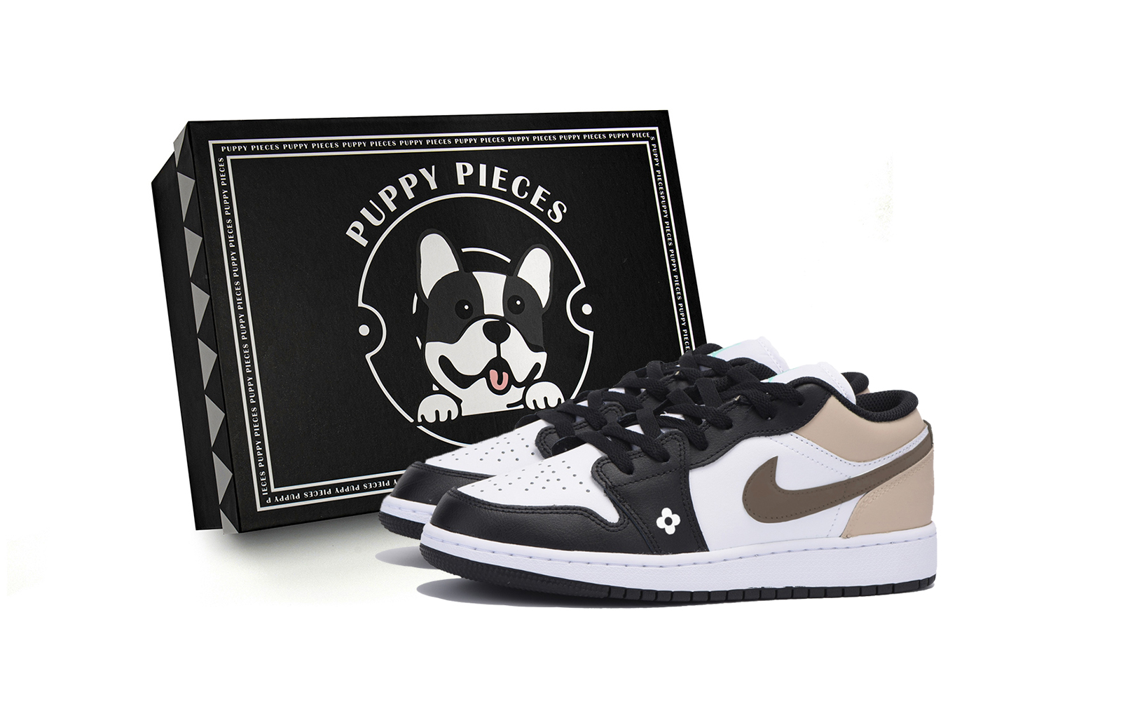 Jordan Air Jordan 1 Slip Resistant Low top Vintage Basketball Shoes Men’s White