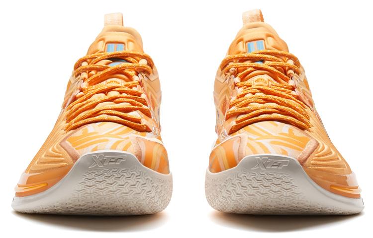 XTEP Jlin 3 JLIN3 Low top Basketball Shoes Men’s Orange Yellow