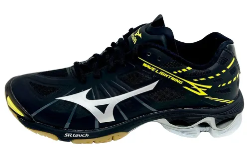 Mizuno Wave Lightning Z Lightweight Wear resistant Volleyball Shoes Black Yellow Women's