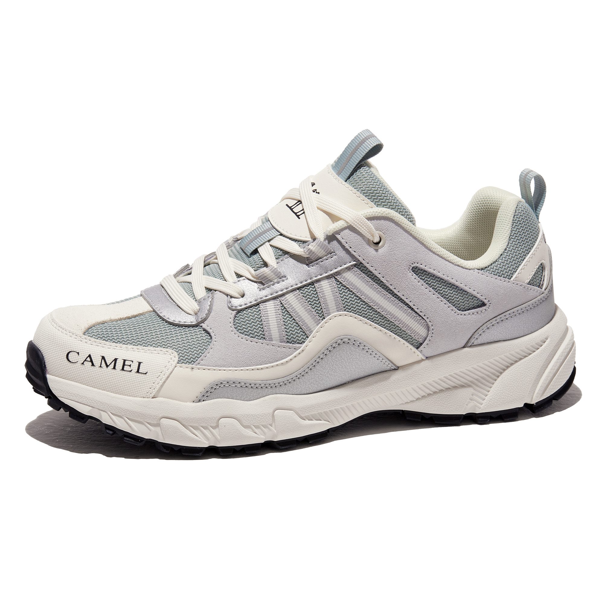 CAMEL Panlong 1.0 Pro Slip Resistant Abrasion Resistant Low top Outdoor Shoes Men’s Green White Gray