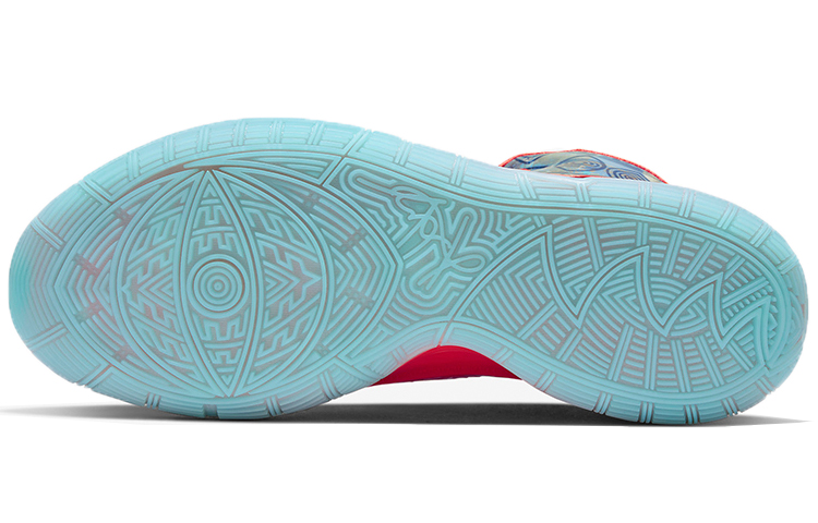 Мужские кроссовки Nike Kyrie 6 Pre-Heat "Manila" (оранжевый) — фото 5