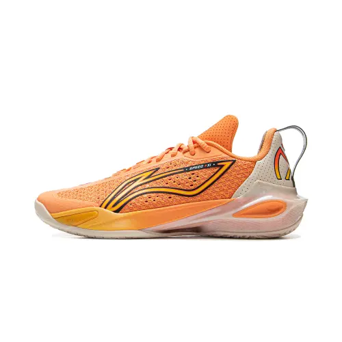 Li Ning Speed 11 Cushioning Slip Resistant Abrasion Resistant Breathable Rebound Anti Twist Grip Low top
