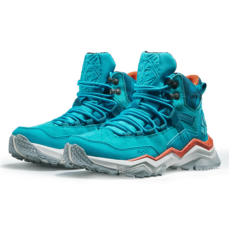 RAX Comfortable Non Slip And Waterproof High top Outdoor Shoes Women’s Blue