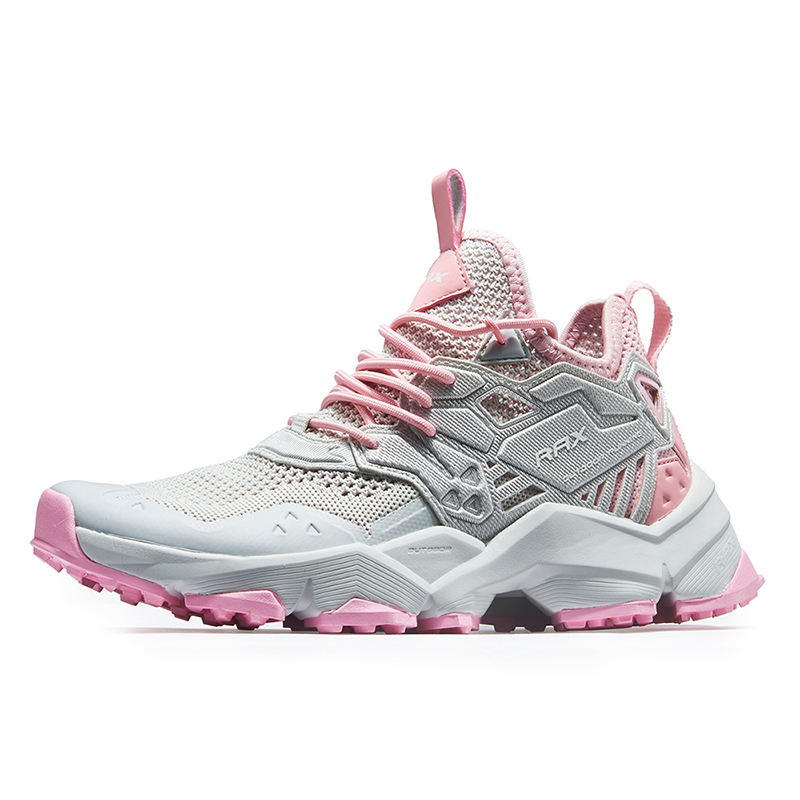 RAX Slip Resistant, Breathable, Lightweight Low top Outdoor Shoes Women’s Gray Pink