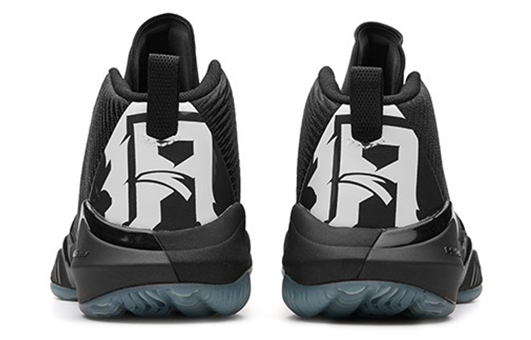 ANTA Basketball Shoes Men’s Mid Top Black/White