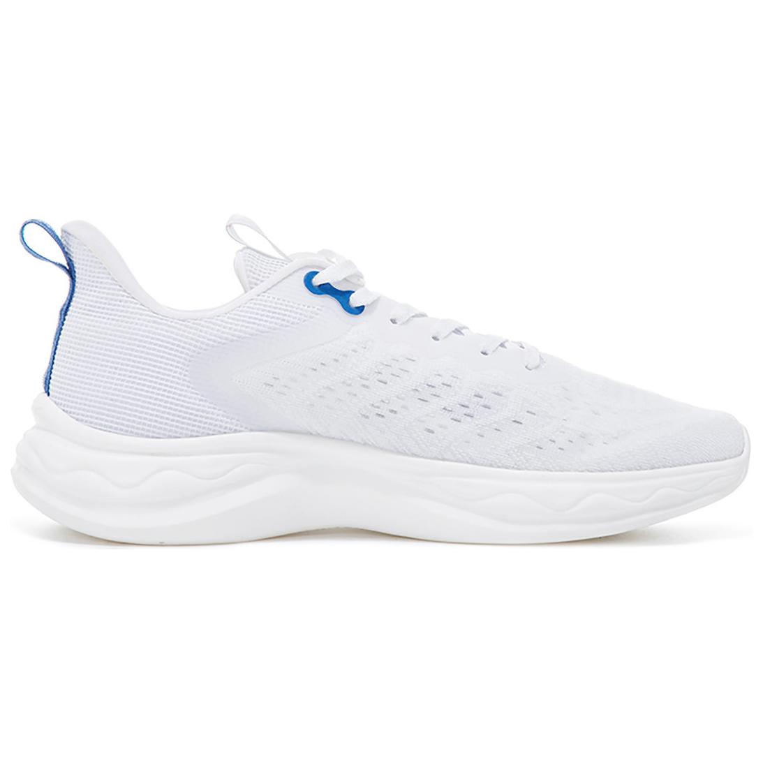 Erke P Pop Comfortable And Breathable Cushioning, Wear Resistant Low top Training Shoes Men’s White Blue