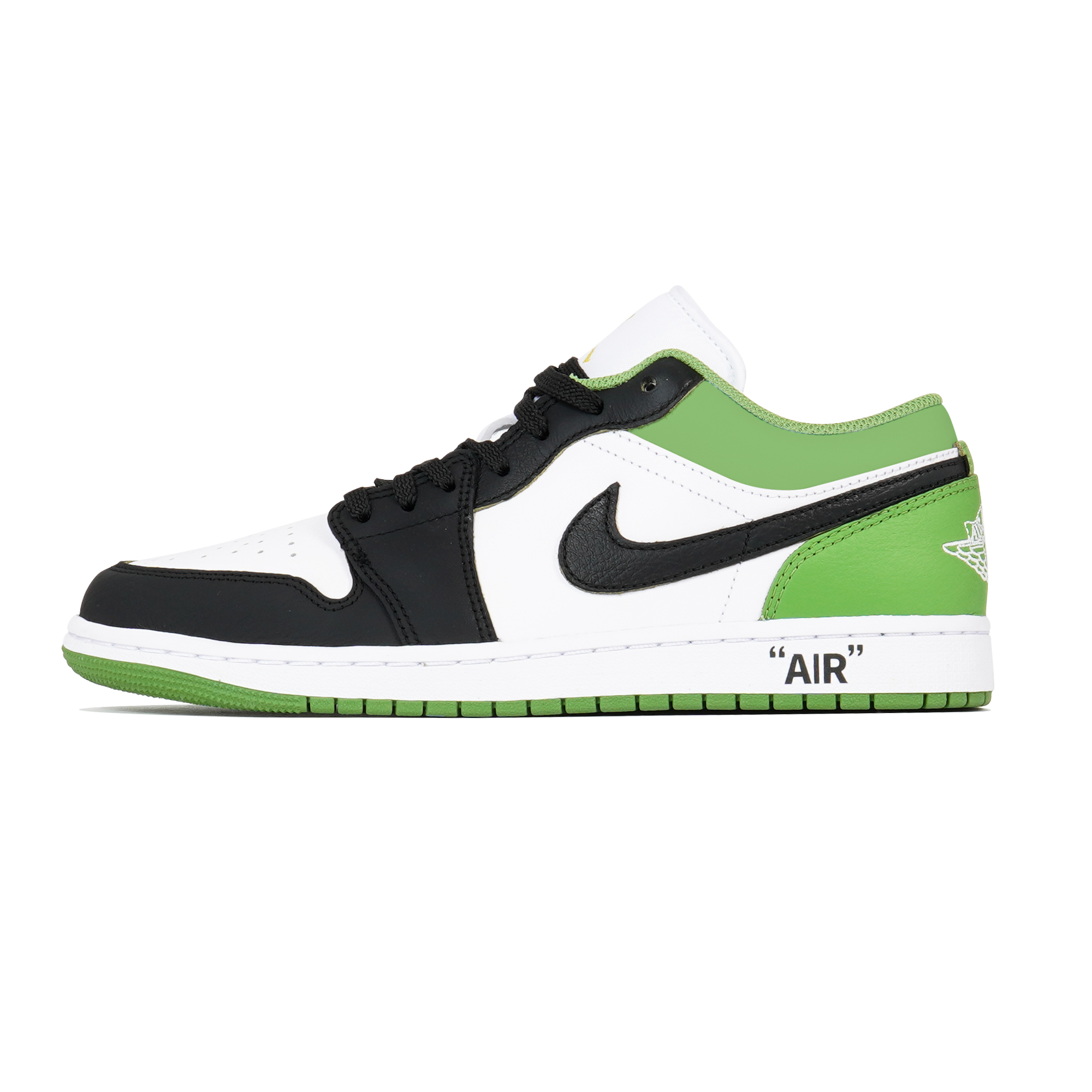 Jordan Air Jordan 1 Vintage Basketball Shoes Men’s Low Top White/Green/Black
