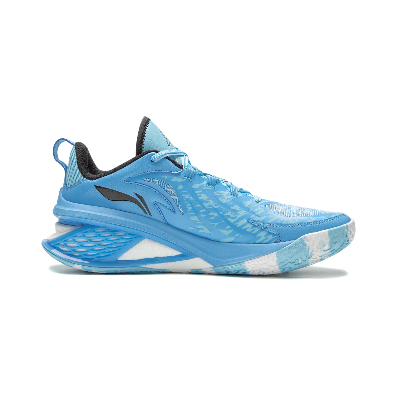 Li Ning Air Strike 11 Textile, Synthetic Leather Cushioning Slip Resistant Lightweight Low top