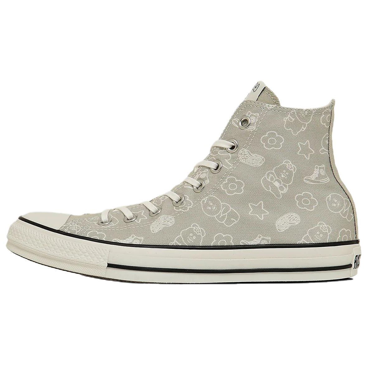 KAWAISOUNI! x Converse All Star High top Canvas Shoes Unisex Gray