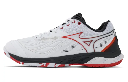 Wave Fang Mizuno 2 Wide 'White Radiant Red Ebony'
