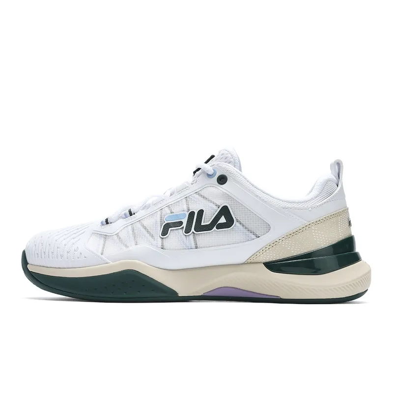 FILA Court Textile, Synthetic Leather Cushioning Slip Resistant Abrasion Resistant Breathable Coverage Low top