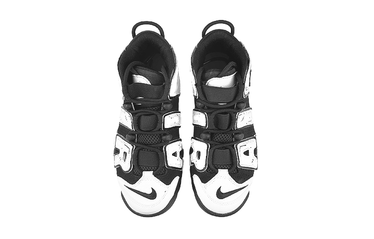 Nike Air More Uptempo Mid top Vintage Basketball Shoes Women’s Black White