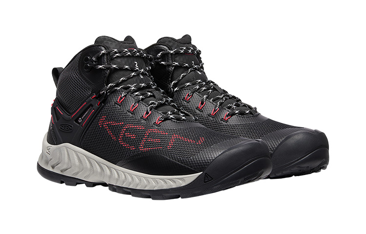 Keen NXIS EVO MID WP Low top Hiking Shoes, Outdoor Shoes Men’s Black