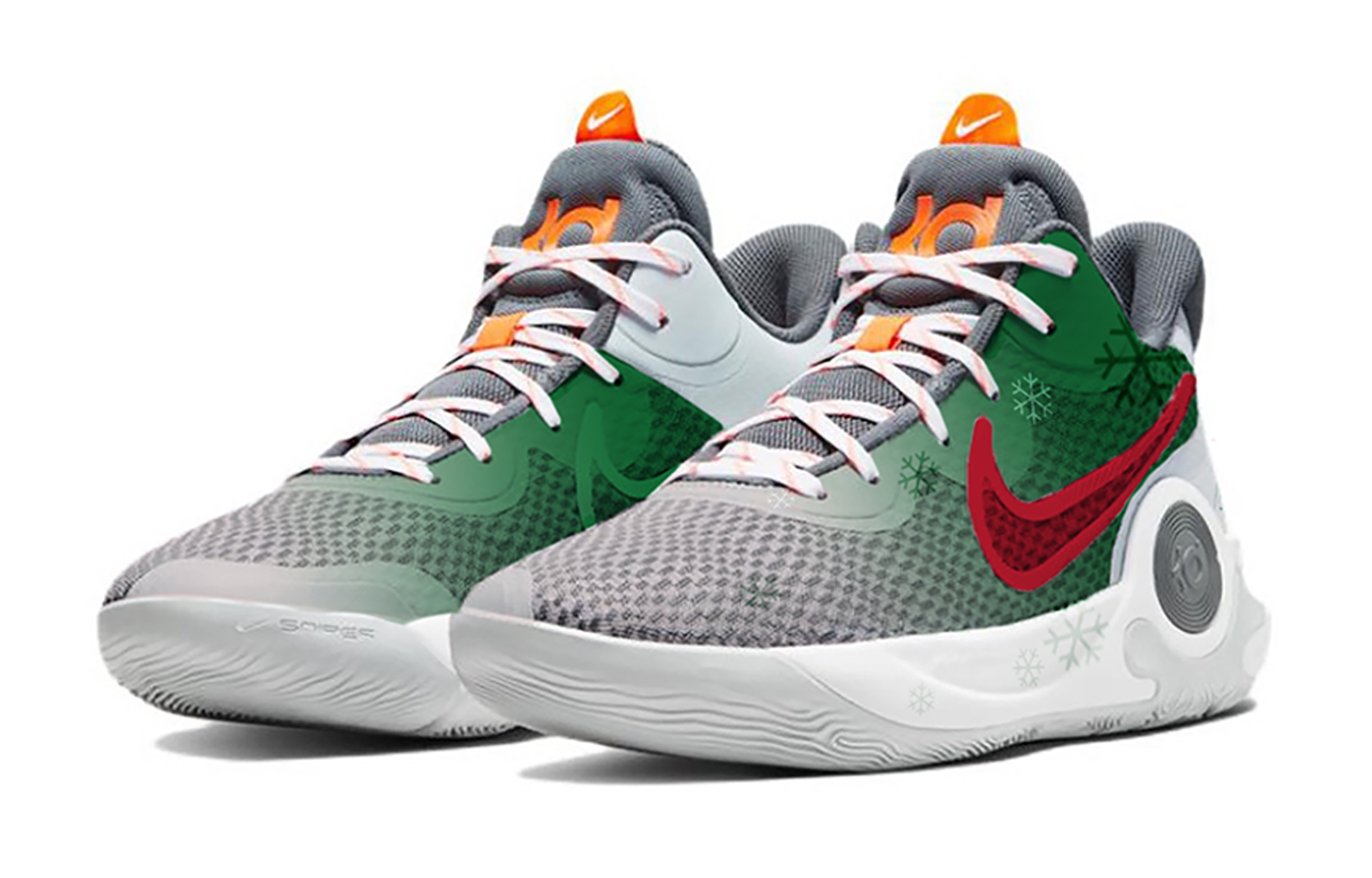 Nike KD Trey 5 IX Winter Wish Trendy Cushioning Slip Resistant Mid top Basketball Shoes Unisex Jasper