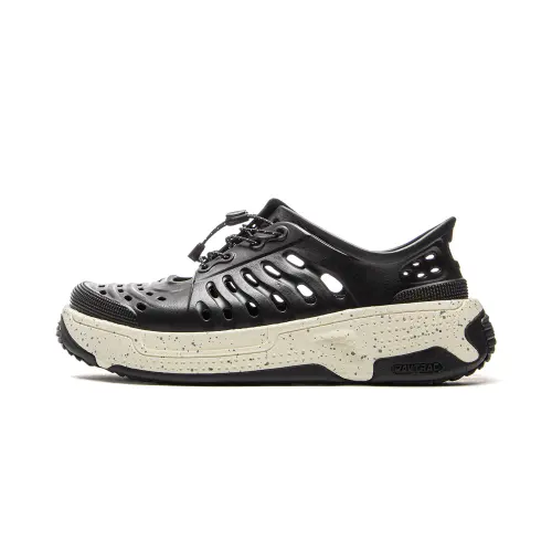 Li Ning Pan Gu Trek EVA Slip Resistant, Abrasion Resistant, Coverage, Rebound River Trekking Shoes Unisex Black