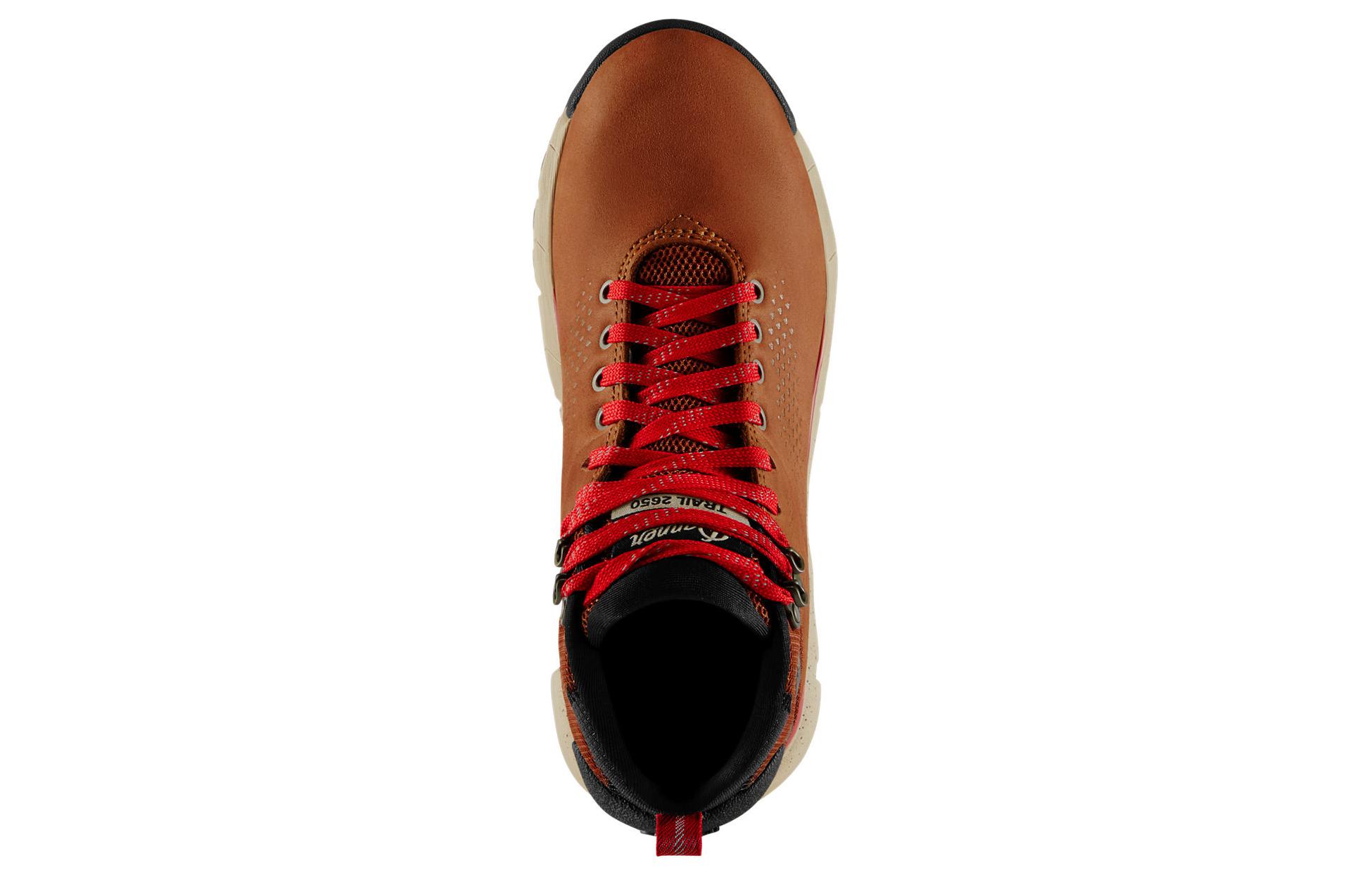 Danner Trail 2650 Cushioned Slip-Resistant Water-Resistant Lightweight Mid-Top Hiking Trekking Shoes Women’s Brown Red